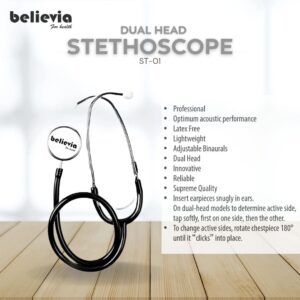 Believia Dual Head Stethoscope ST -01